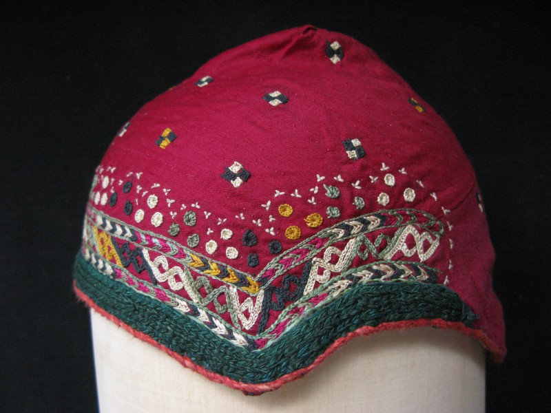 Turkmen Chodor baby hat from North Afghanistan