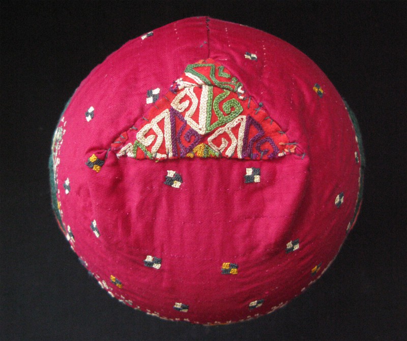 Turkmen Chodor baby hat from North Afghanistan