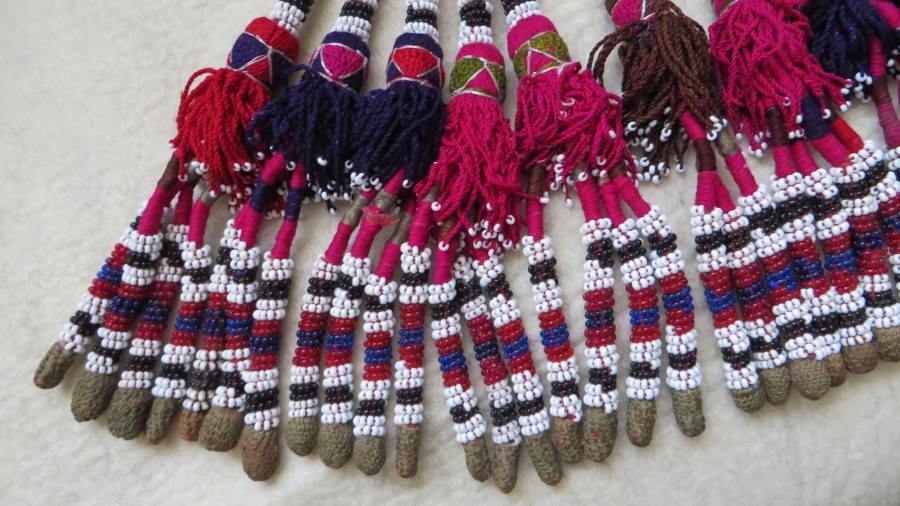 North Afghanistan – Pashtun tribal beaded tassels