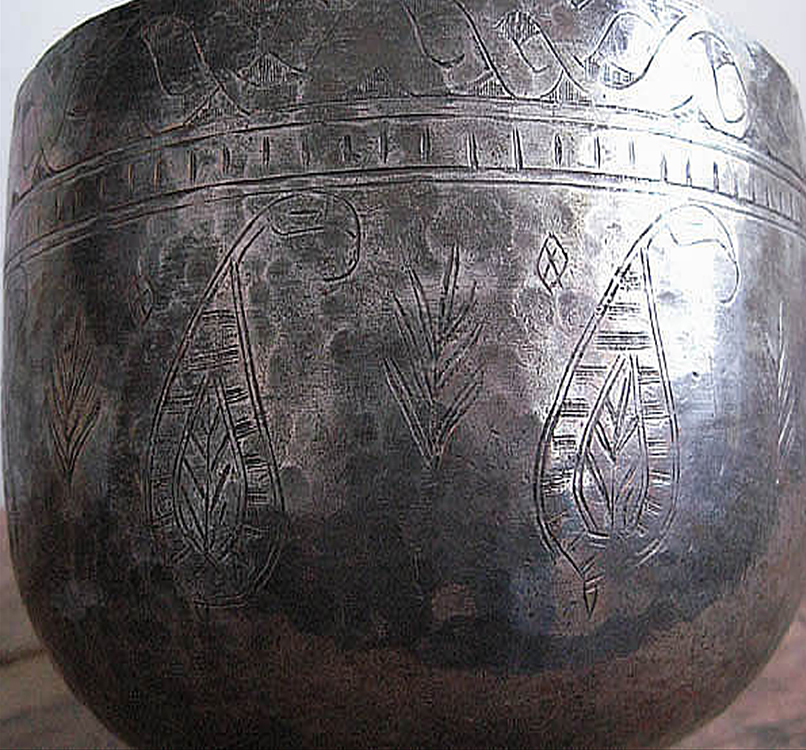 Bosnia tinned antique copper bowl
