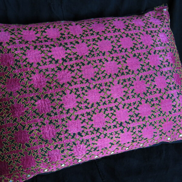 North PAKISTAN Swat Valley silk pillow cover