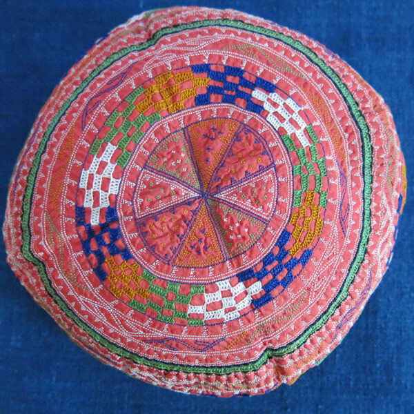 PERSIA TURKMENSAHRA Silk embroidery hat