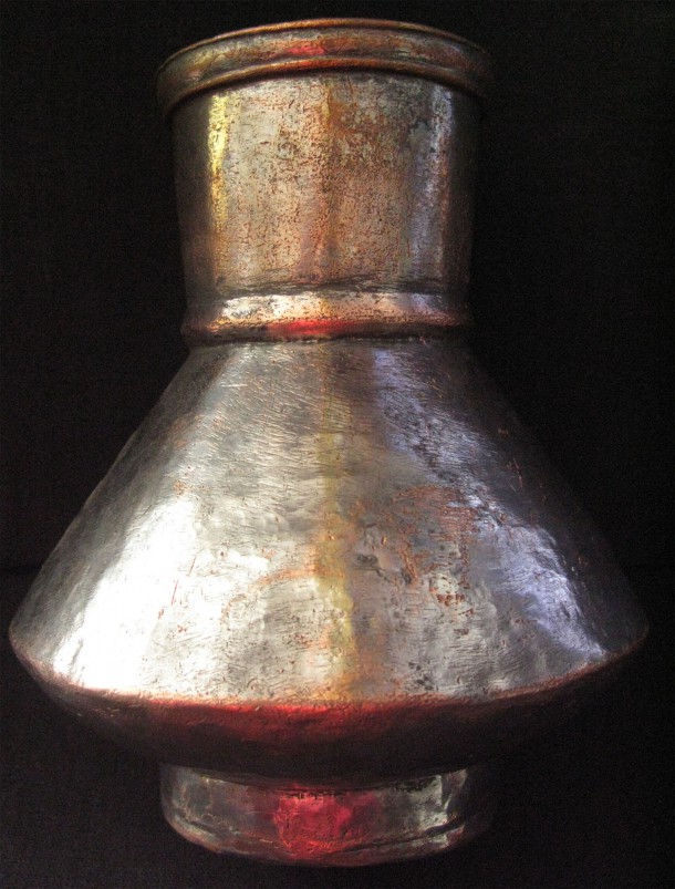 Eastern Anatolian Ottoman copper jug - tinned