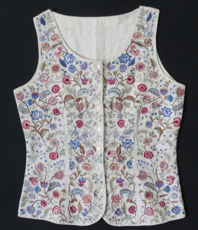 India - woman's vest with floral design