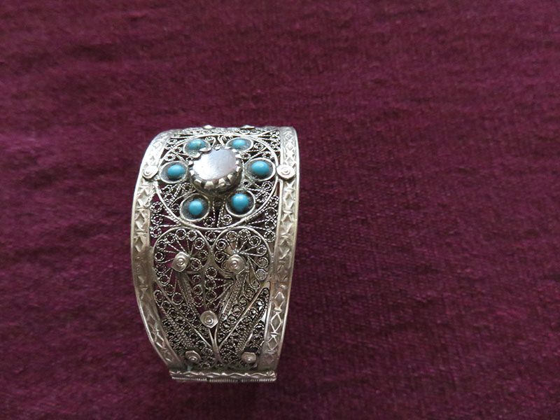 Uzbekistan Khorazm antique silver bracelet