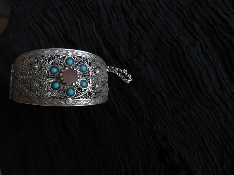 Uzbekistan Khorazm antique silver bracelet