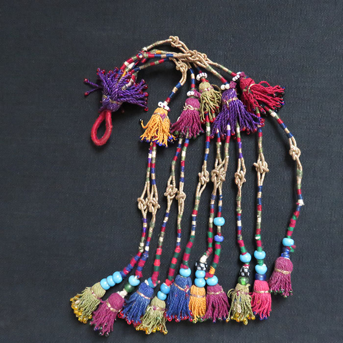 Afghanistan, Kochi tribal silk hair tassels