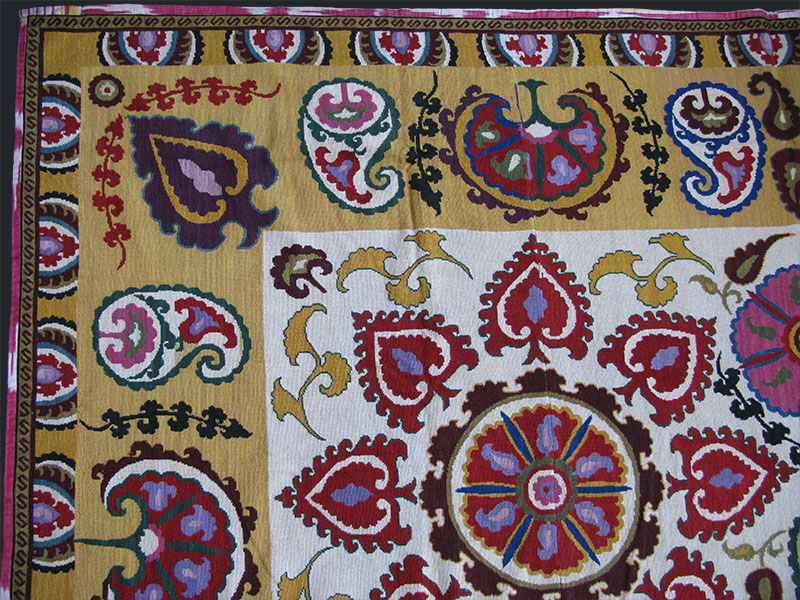 Uzbekistan Shehrisabz Lakai silk embroidery