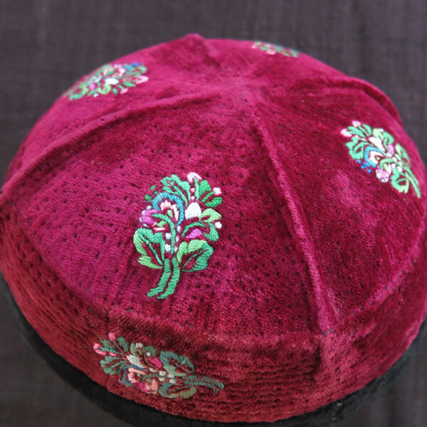 China – Xinjiang, Kashgar Uygur velvet hat