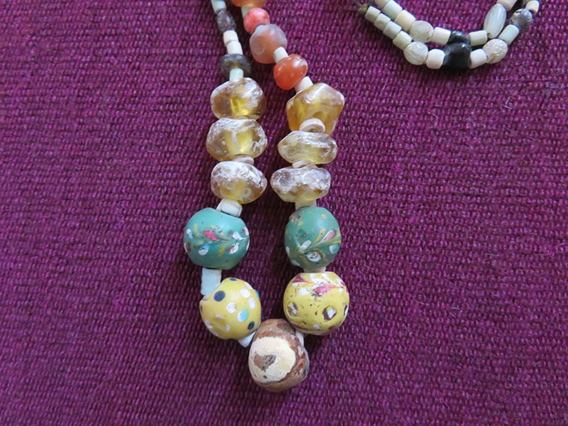 Afghanistan Indus valley antique glass bead necklace