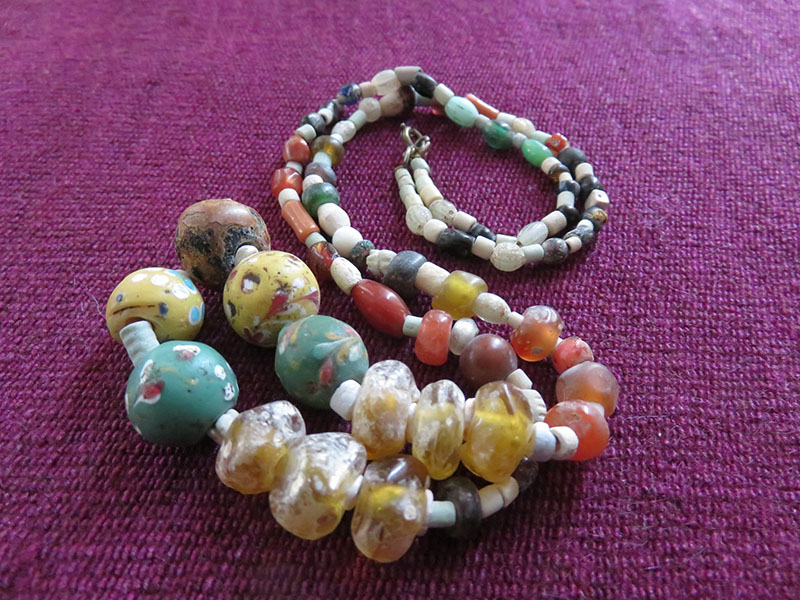 Afghanistan Indus valley antique glass bead necklace
