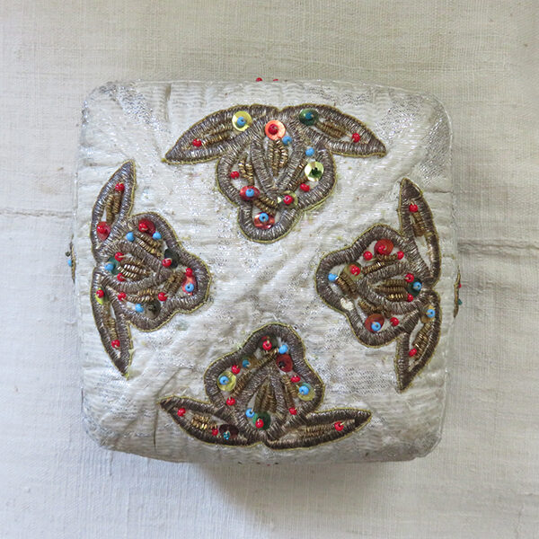 Uzbekistan - Bokhara metallic embroidery bridal skullcap