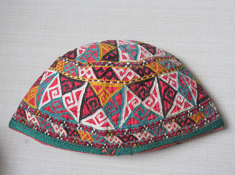 Turkmenistan - Chodor Turkmen tribal ceremonial hat