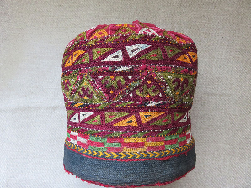 Afghanistan Turkmen Ersari - Kizil Ayak tribal hat