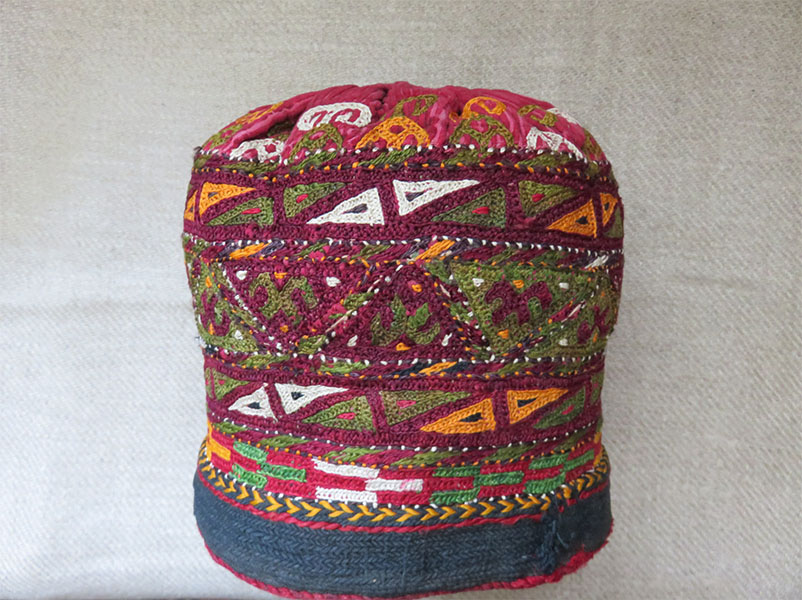 Afghanistan Turkmen Ersari - Kizil Ayak tribal hat