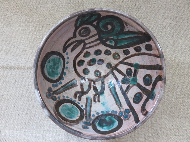 Anatolian - Istanbul, reproduction of Islamic ceramic clay bowl