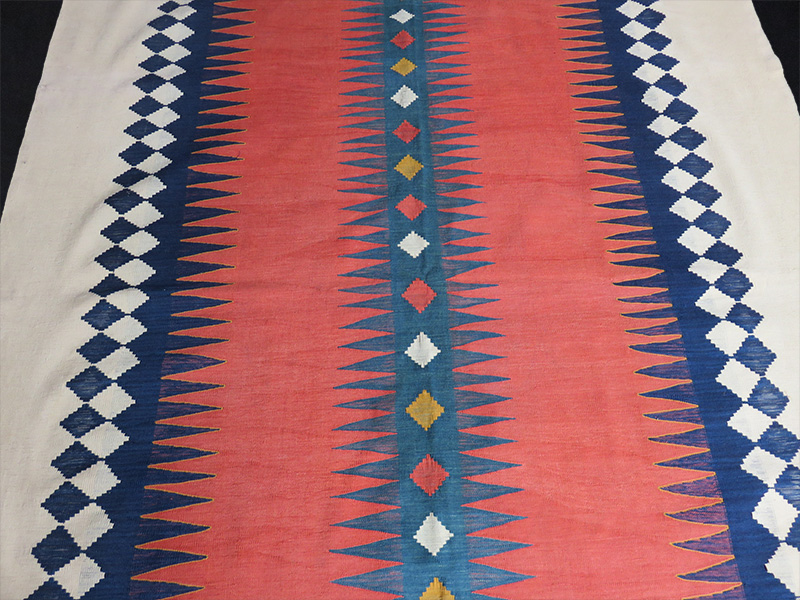 Anatolian - Konya Turkmen kilim - flat weave "sofra" eating mat