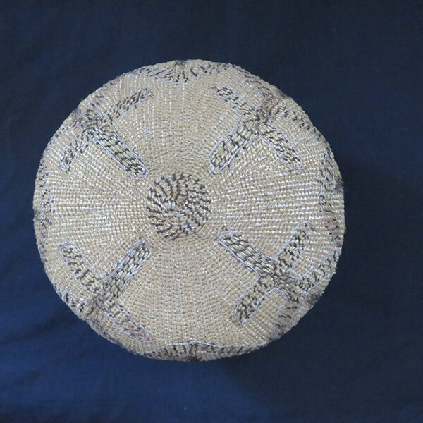 Afghanistan - Shinwary tribal metallic embroidered hat