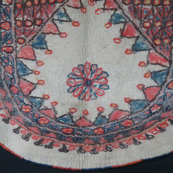 Turkmenistan - Yomud tribal felt saddle cover