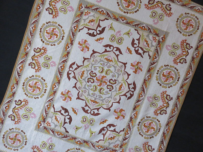 Uzbekistan - Shahrisabz all Silk embroidery textile/hanging
