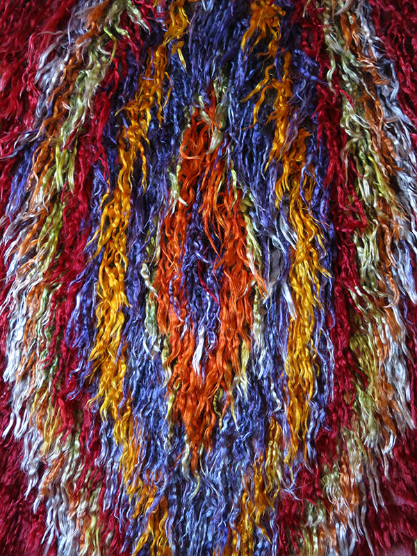 Anatolia - Konya Taurus Mountains tribal tulu - shaggy all silky wool rug