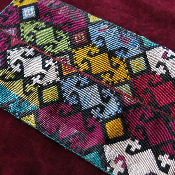 Tajikistan Lakai silk embroidery small personal bag