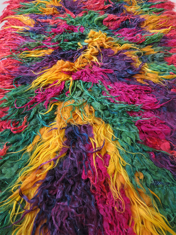Eastern Anatolia - Kurdish wool and angora sleeping TULU rug