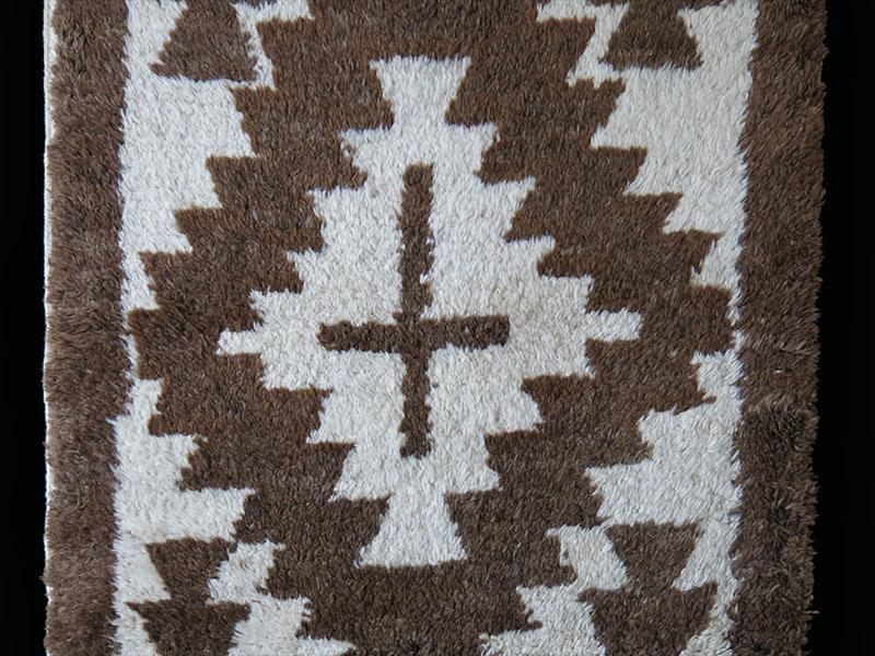 Anatolian – KONYA – Karapinar small all natural wool tribal rug