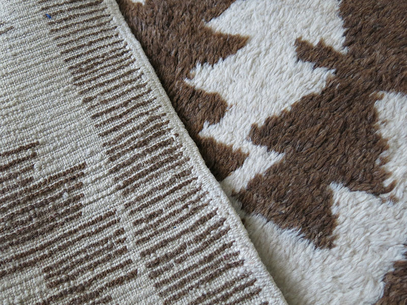 Anatolian – KONYA – Karapinar small all natural wool tribal rug