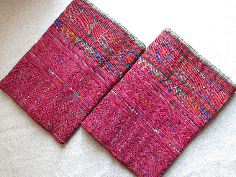 AFGHANISTAN - PAKISTAN - Waziristan valley tribal silk embroidered leggings