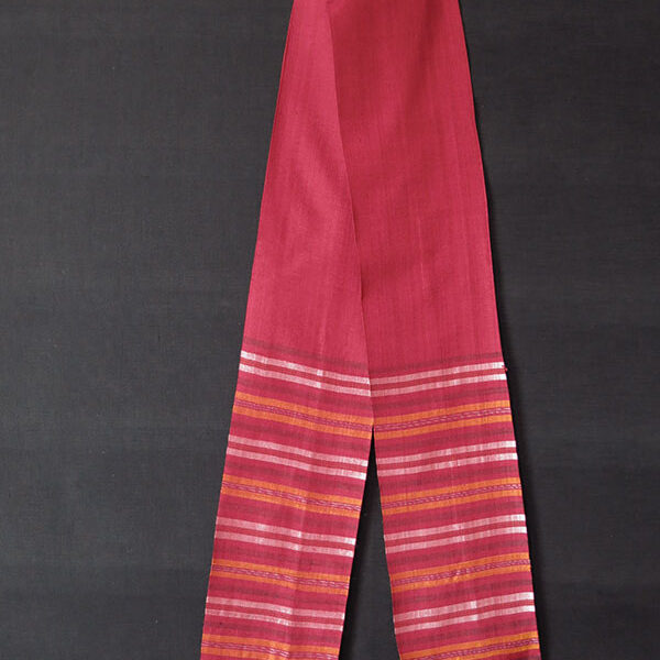 TURKMENISTAN - YOMUD tribal silk groom's wedding shawl
