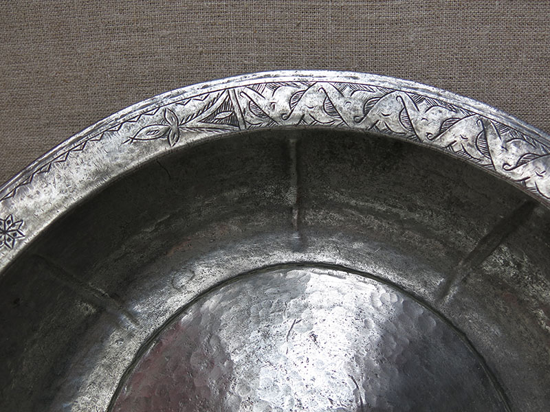 BOSNIA HERZEGOVINIA - Ottoman hand forged copper plate