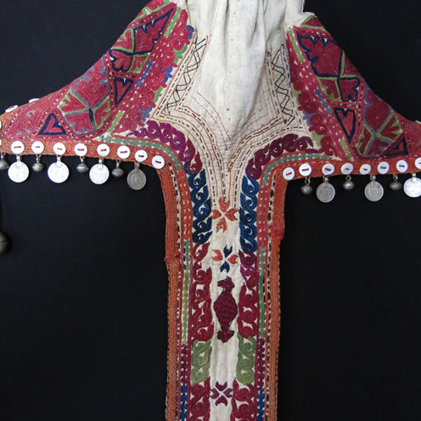 Kyrgyz ceremonial long tail hat - Chach Kep
