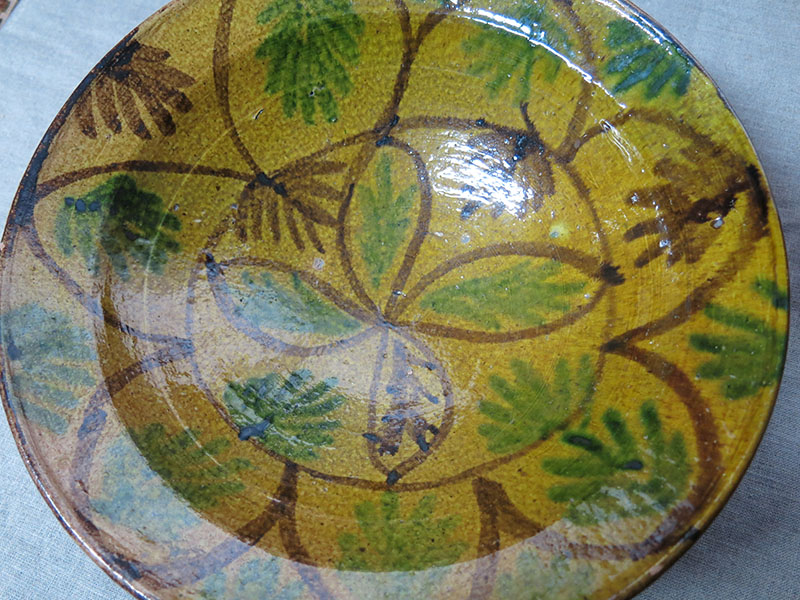 ANATOLIAN - TROY – Gallipoli - Canakkale glazed antique ceramic plate