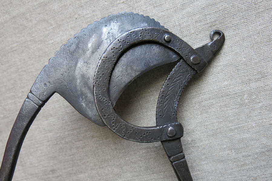 EAST ANATOLIAN - ERZURUM hand forged iron block sugar cutter