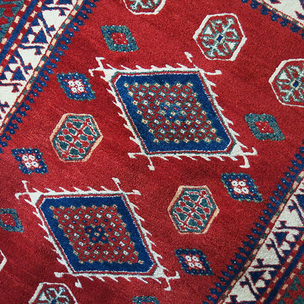 ANATOLIAN - ASIA MINOR - All wool natural colors Caucasian design rug