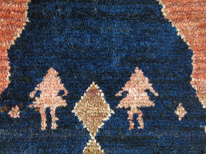 PERSIA - BAKTIARI GABBEH Southwest, antique tribal small rug