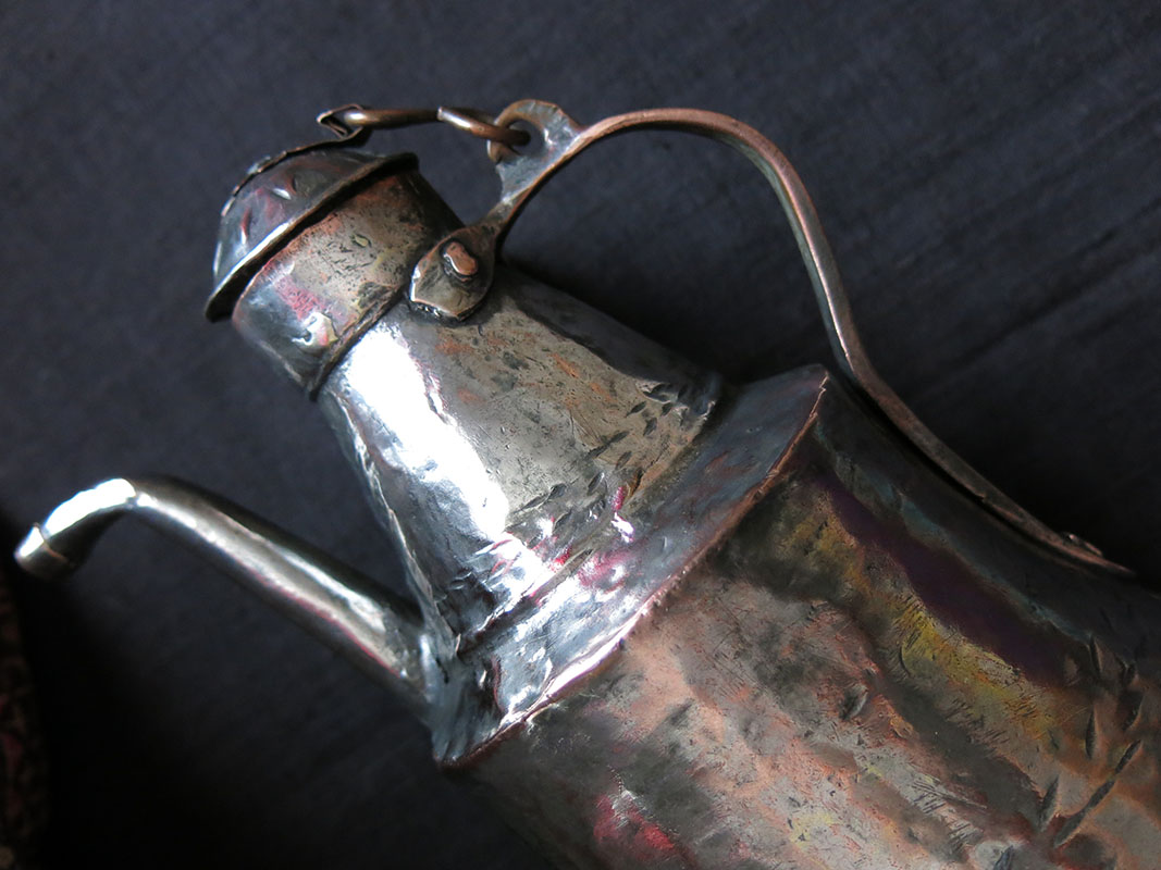 CENTRAL ANATOLIA - KAYSERI Hand forged child copper water