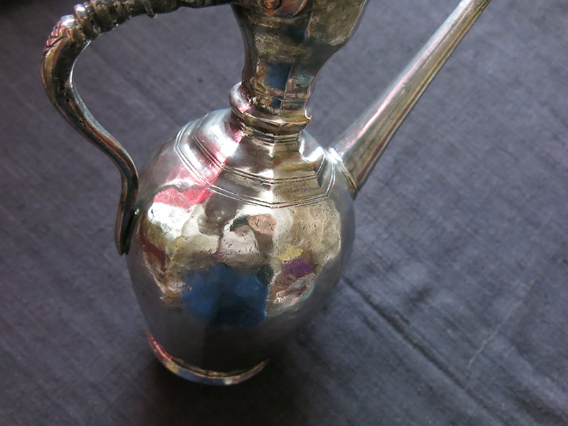 NORTHERN IRAQ – MESOPOTAMIA ASURI hand forged copper water pitcher