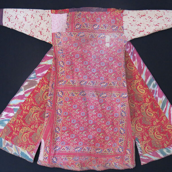 UZBEKISTAN KHORAZM - KHIVA Silk ikat Chapan