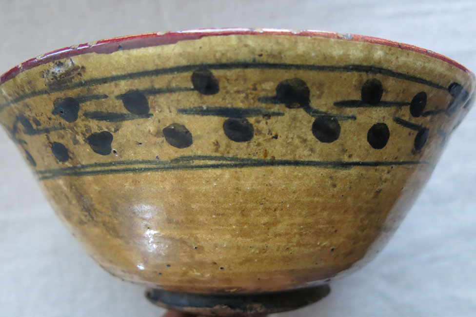 ANATOLIA - GALLIPOLI / TROY - Canakkale ceramic glazed bowl
