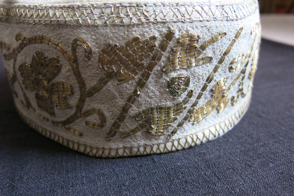 BALKAN - BOSNIA / KOSOVO metallic embroidered ethnic hat