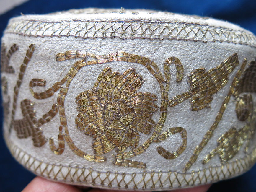 BALKAN - BOSNIA / KOSOVO metallic embroidered ethnic hat