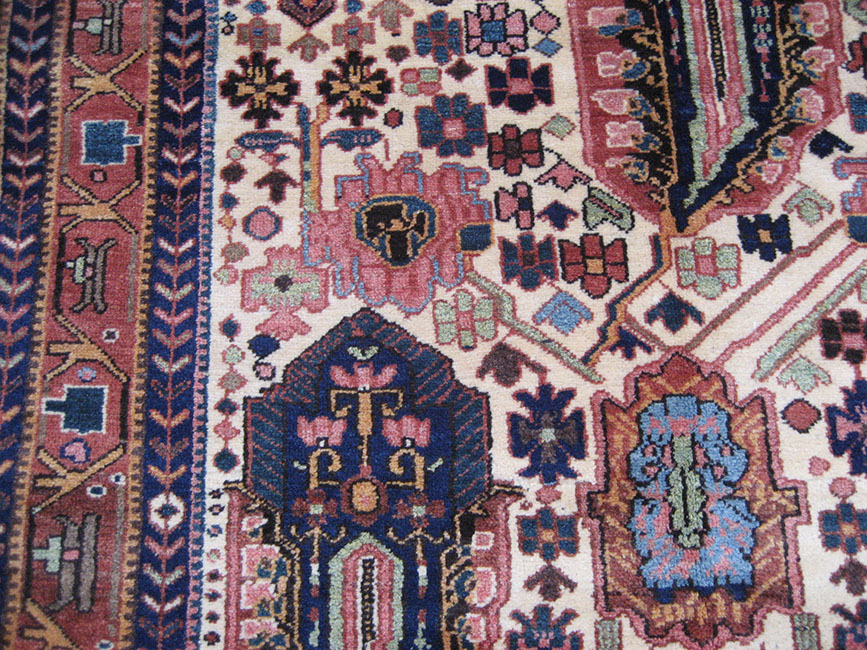 PERSIA - Southwest BAKTIARI tribal all wool antique rug