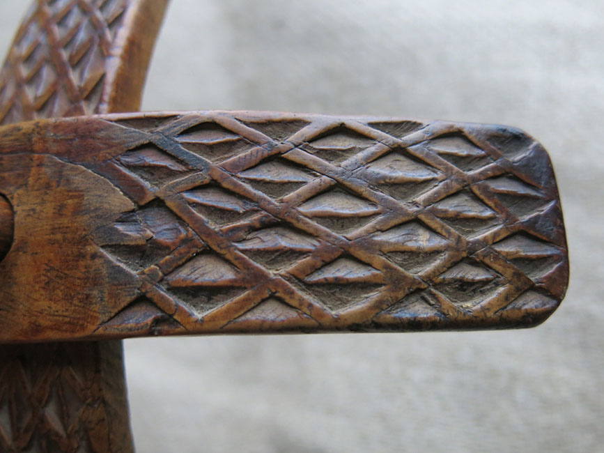 ANATOLIAN KONYA KARAPINAR Hand carved Turkmen drop spindle