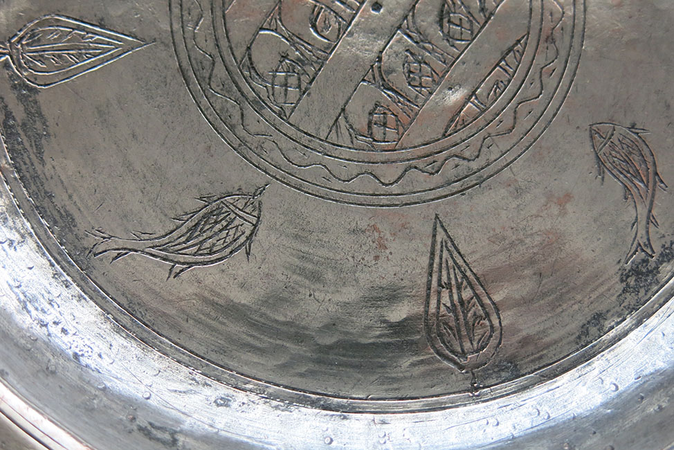 TURKEY Central ANATOLIA – Ottoman hand forged tinned copper plate