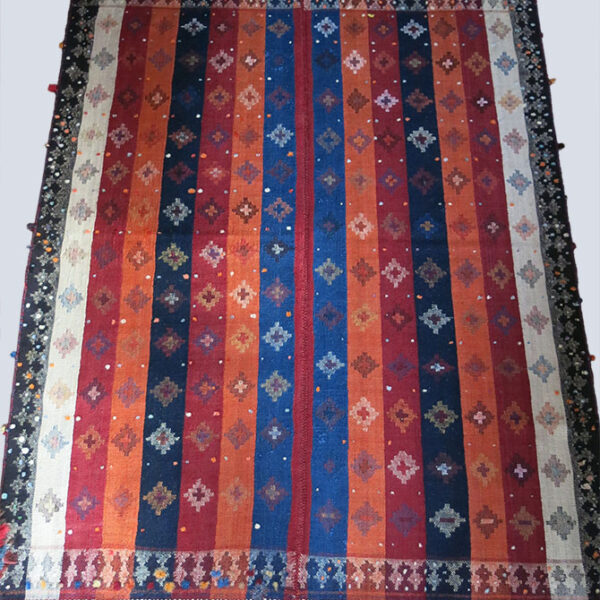 QASHKAI – MOJ twill weave Turkic tribal wool kilim