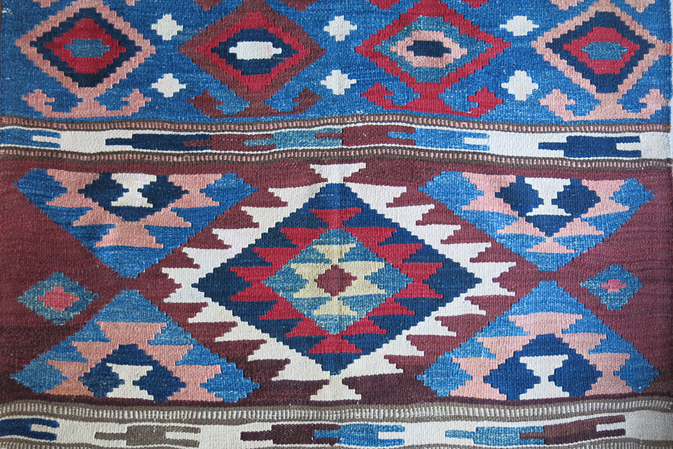 AZERBAIJAN - SHAHSAVAN tribal wool kilim