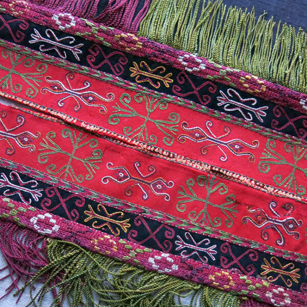 UZBEKISTAN KARAKALPAK Wedding costume fragment