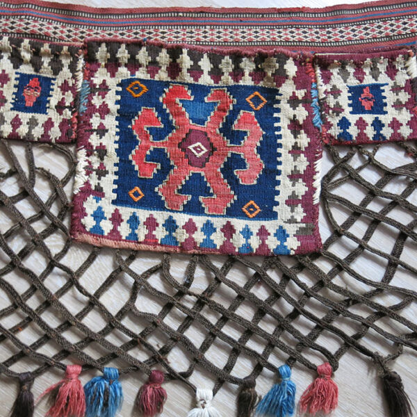 SHAHSAVAN Tribal SPOON HOLDER Alachik / Koshoktan tent hanging utensil holder